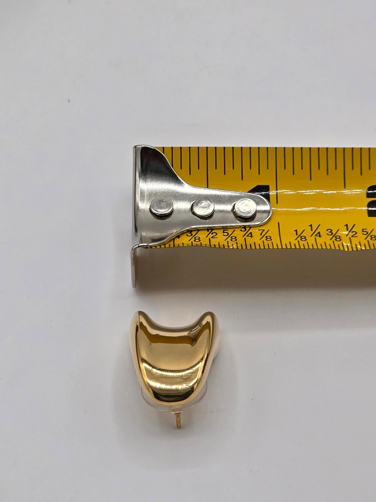 Chic Milor, Italian 14k Gold Earrings