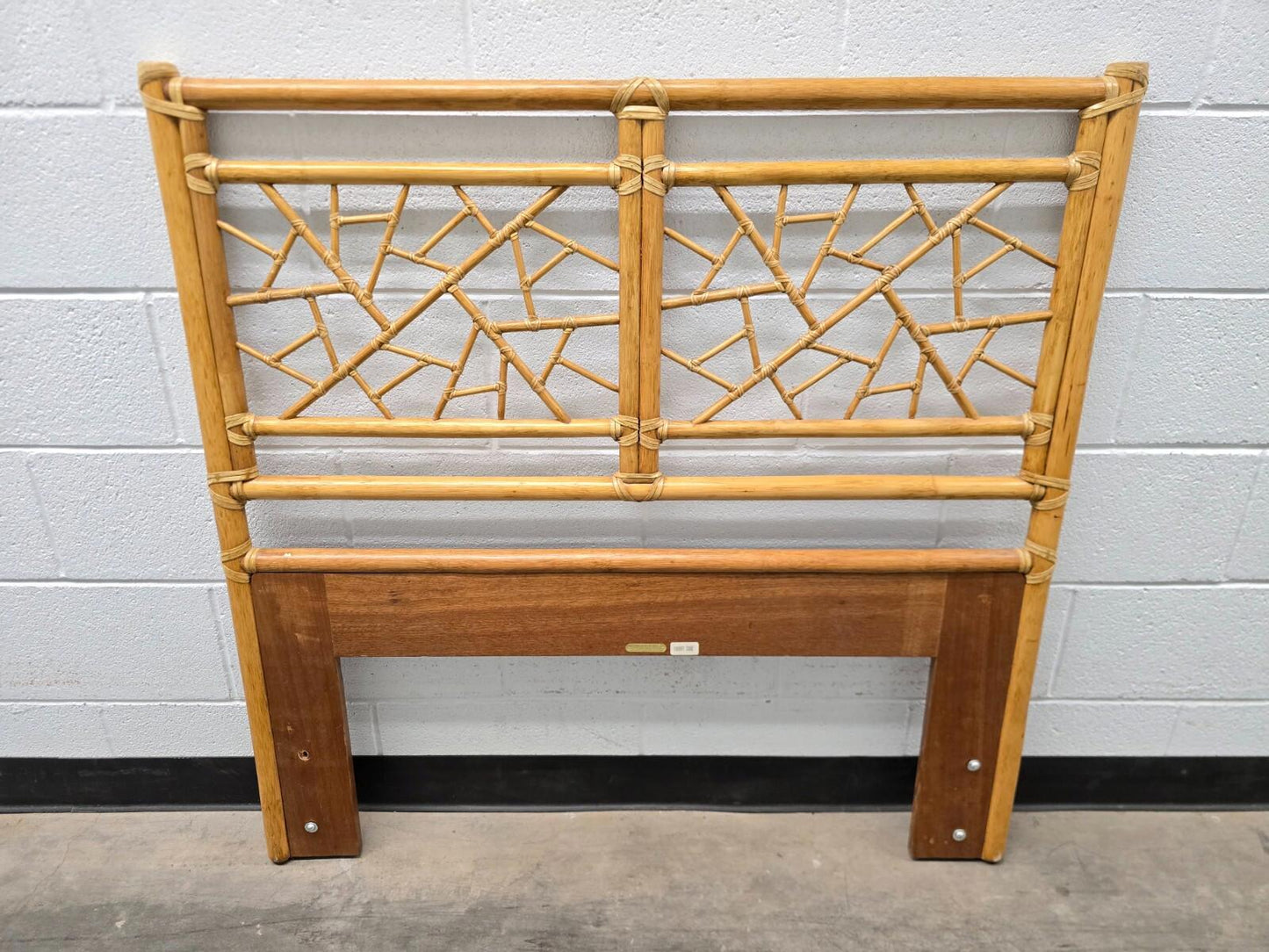 Vintage McGuire King/2 Twin Rattan Headboards