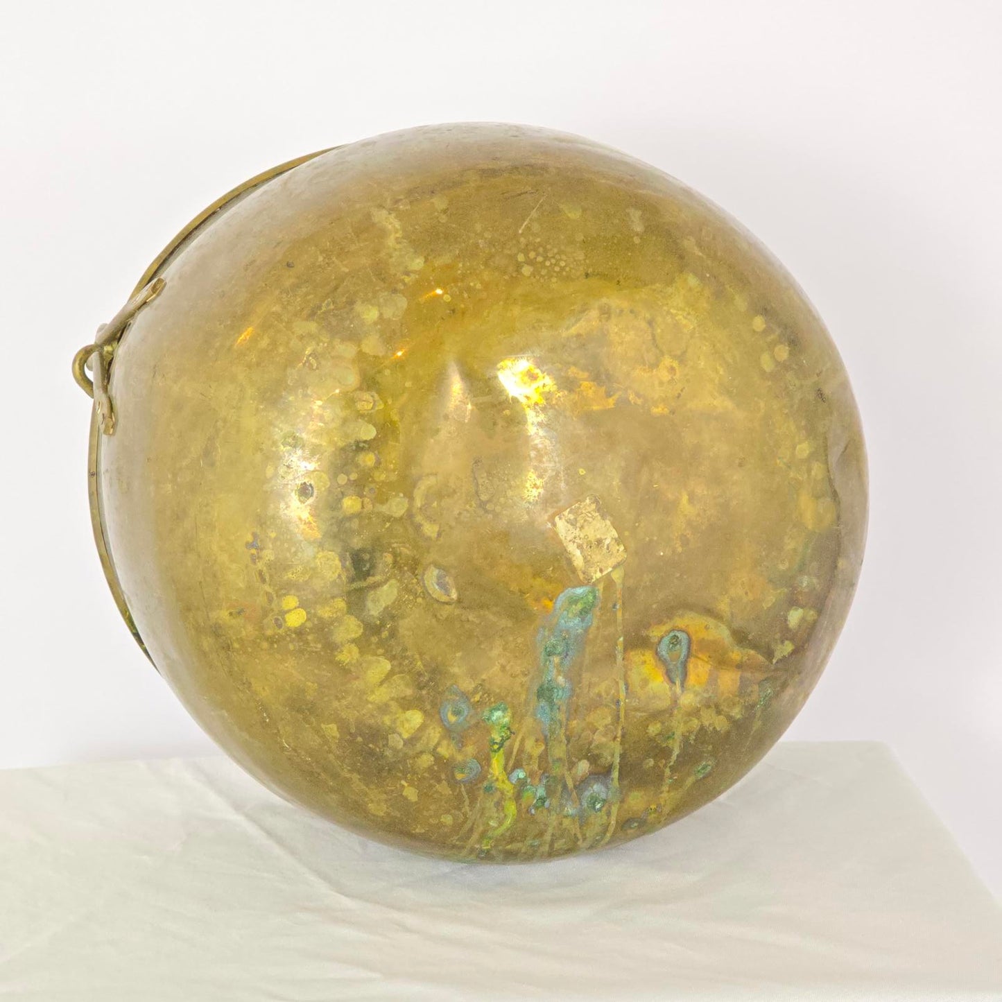 Antique English Brass Pot/Cauldron B