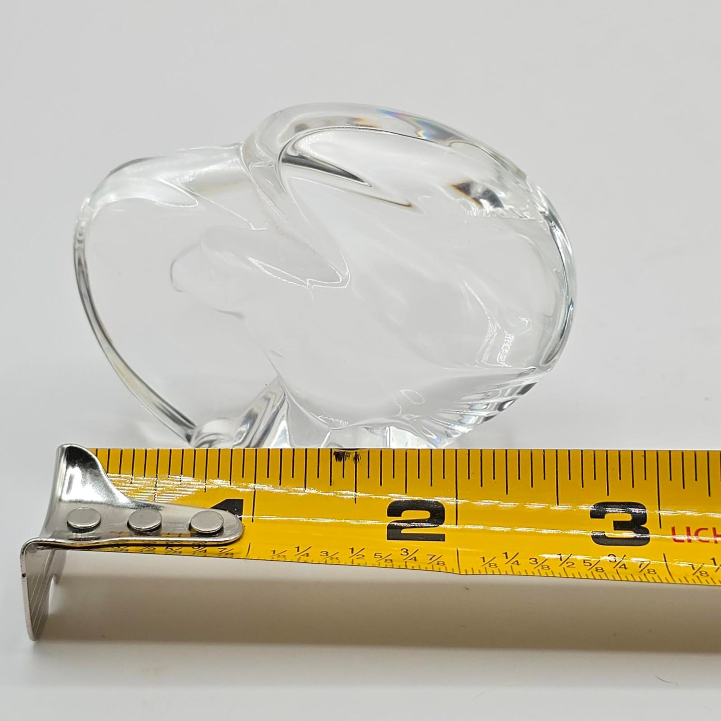 Vintage Steuben Eagle Hand Cooler/Paperweight Crystal Art Glass