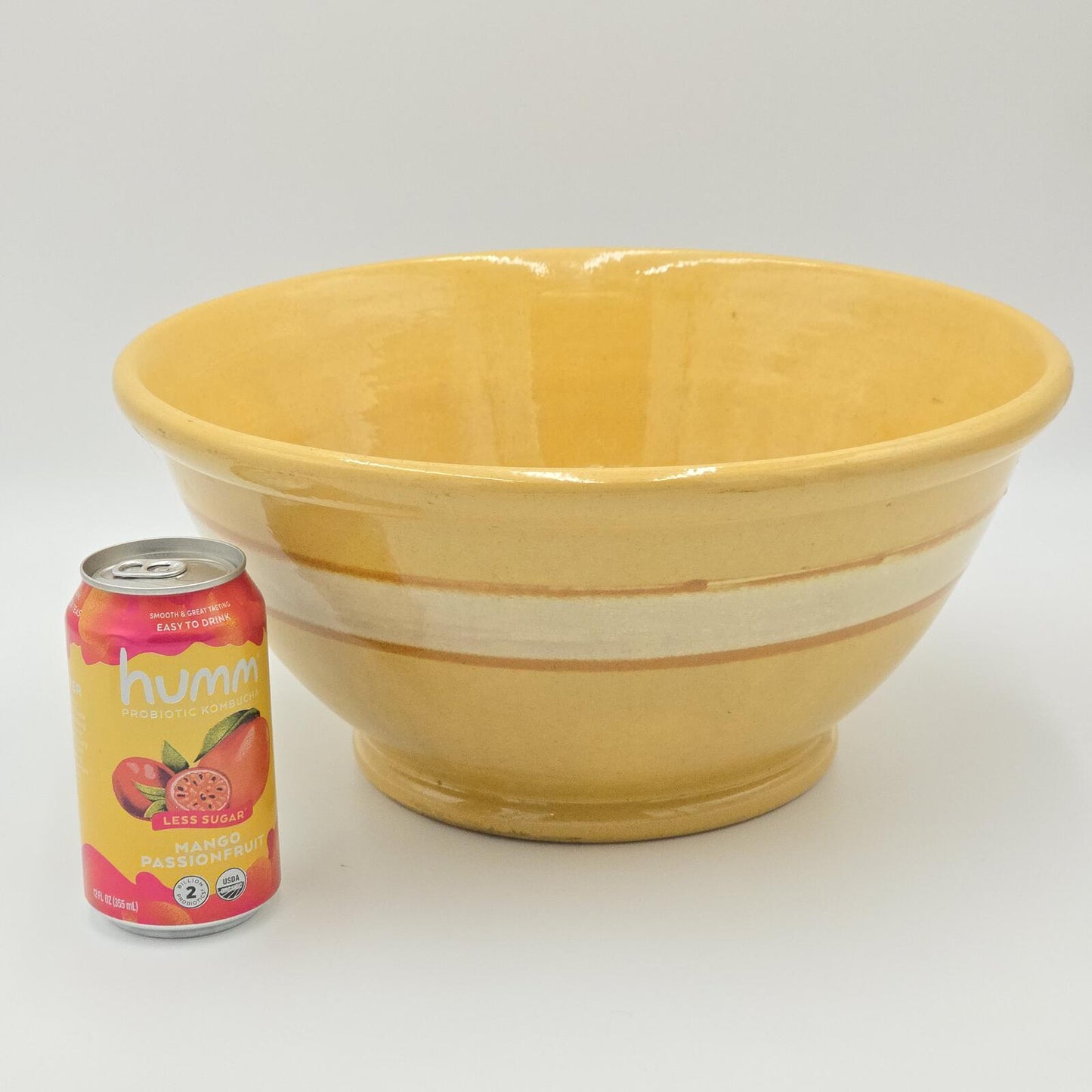 Antique Yellow Ware Mixing Bowl