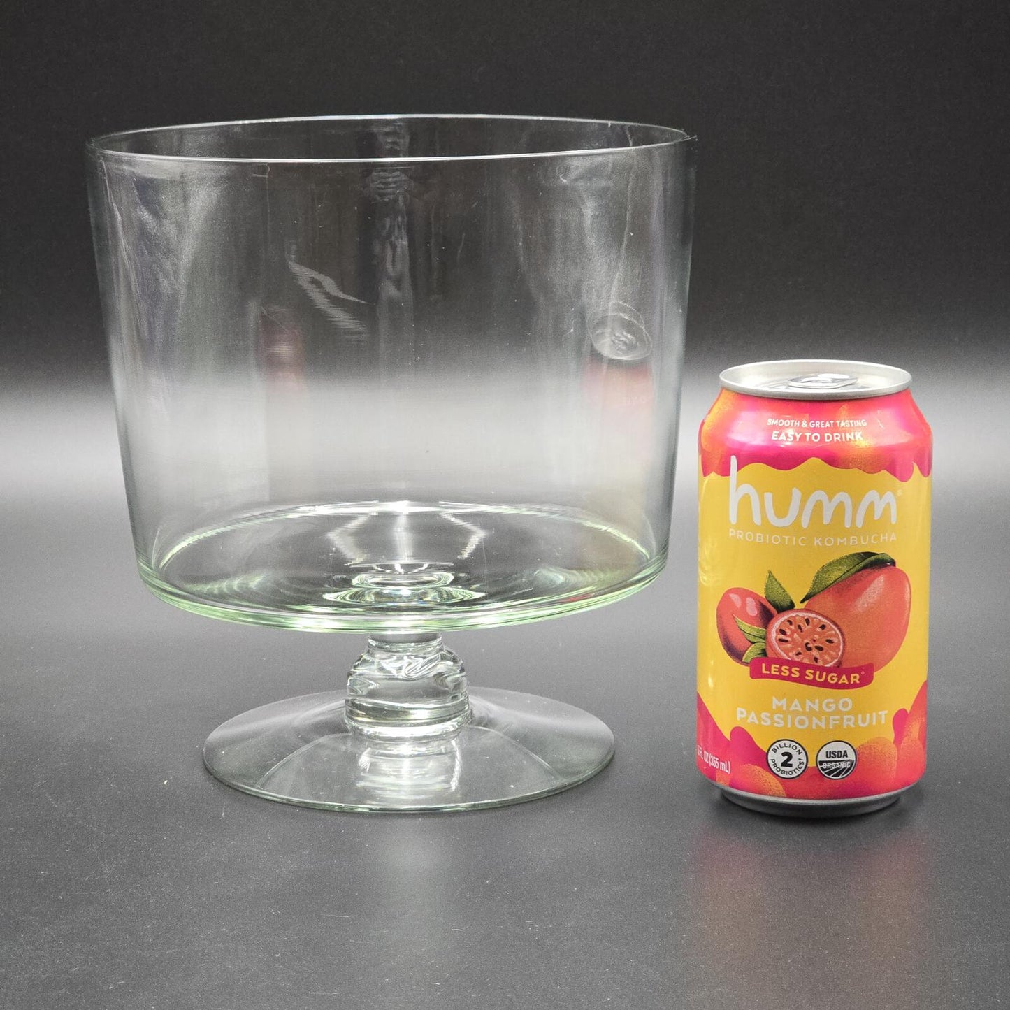 Glass Footed Trifle Serving Bowl
