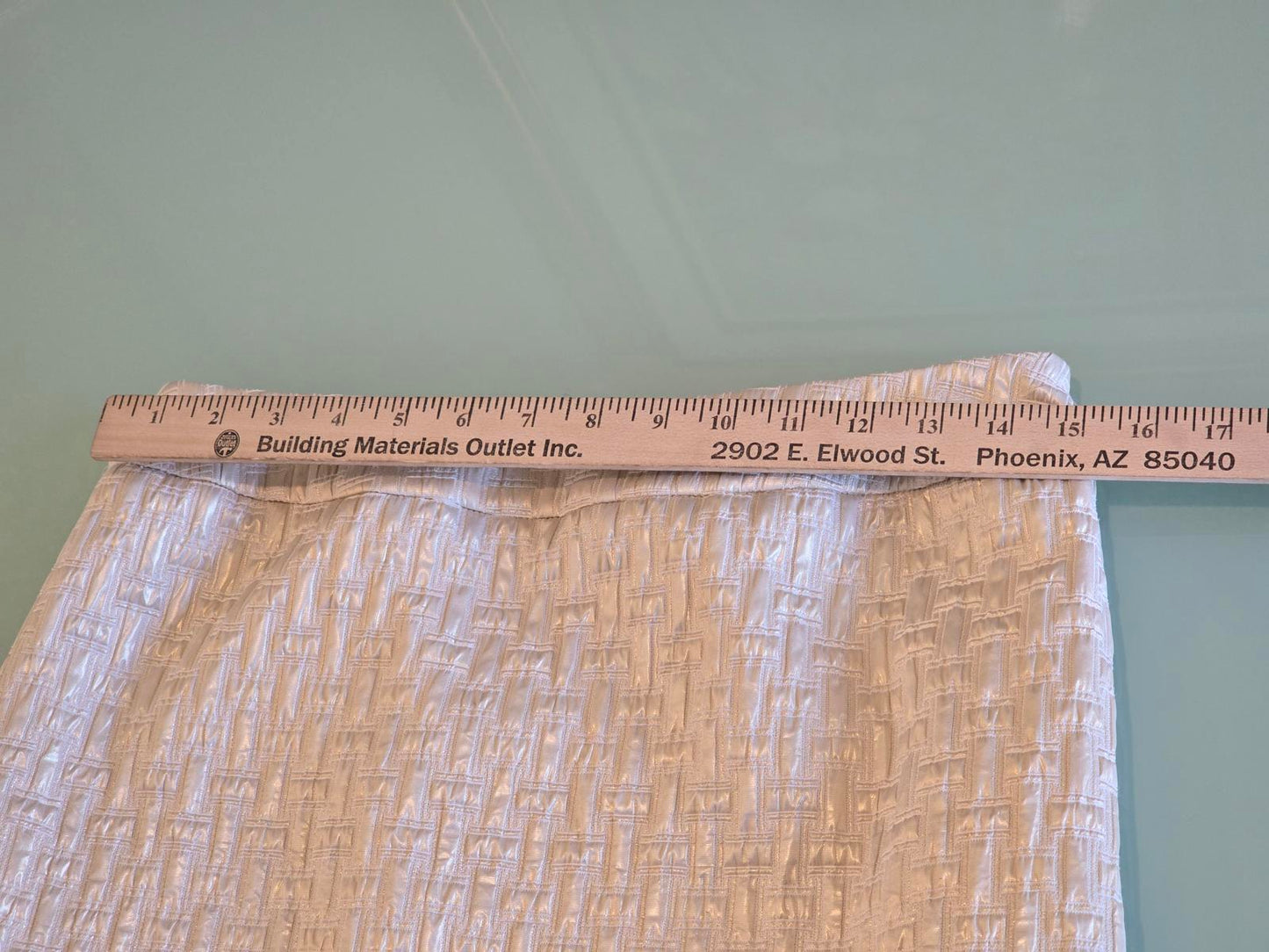 Vintage Dana Buchman White and Gold Women's Skirt and Jacket Suit