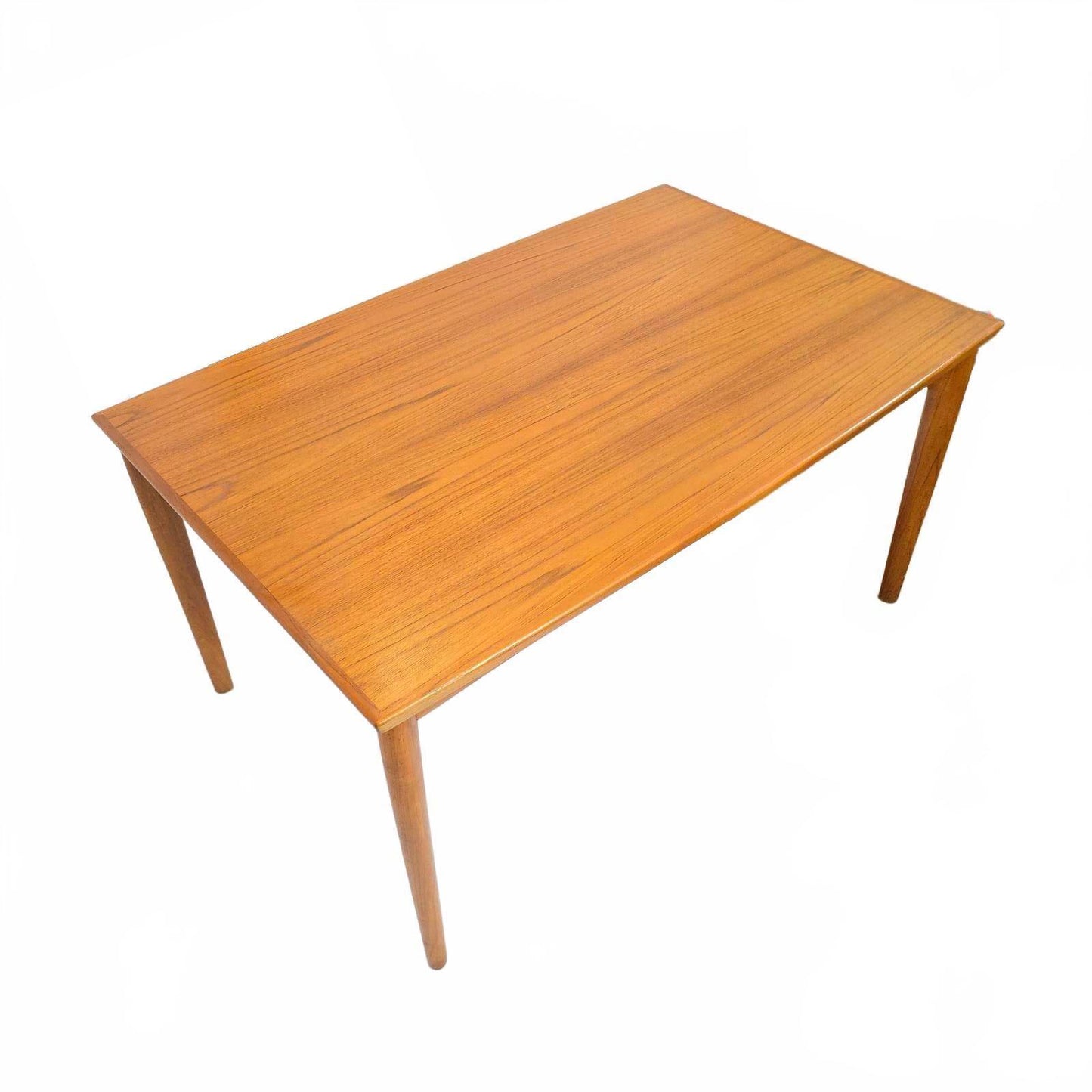 Danish Modern Solid Teak Extendable Table and 6 Chairs