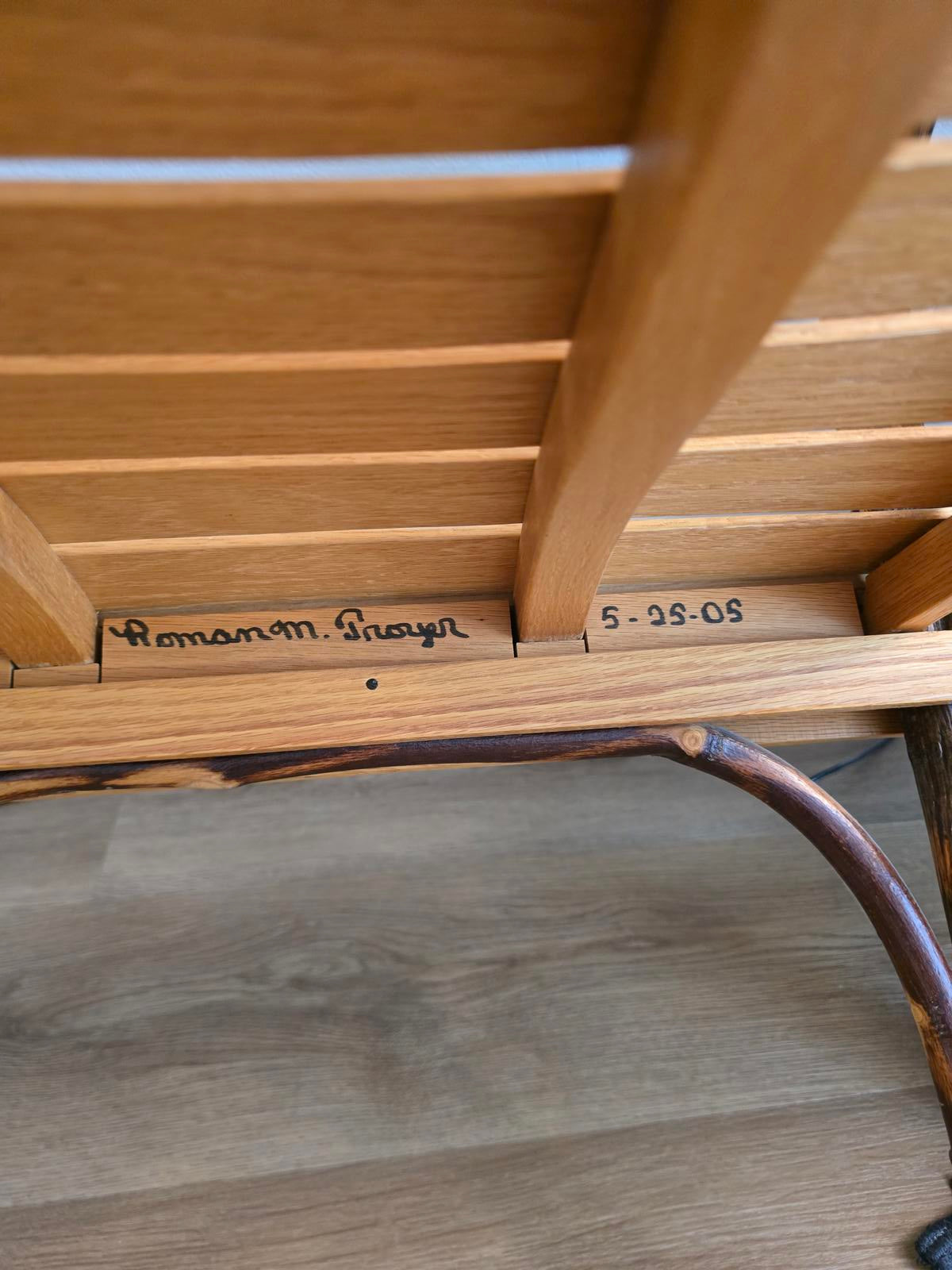 Amish Bentwood Hickory Rocking Chair