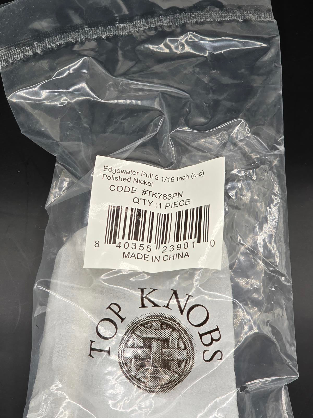 Top Knobs Edgewater Drawer Pulls-Polished Nickel