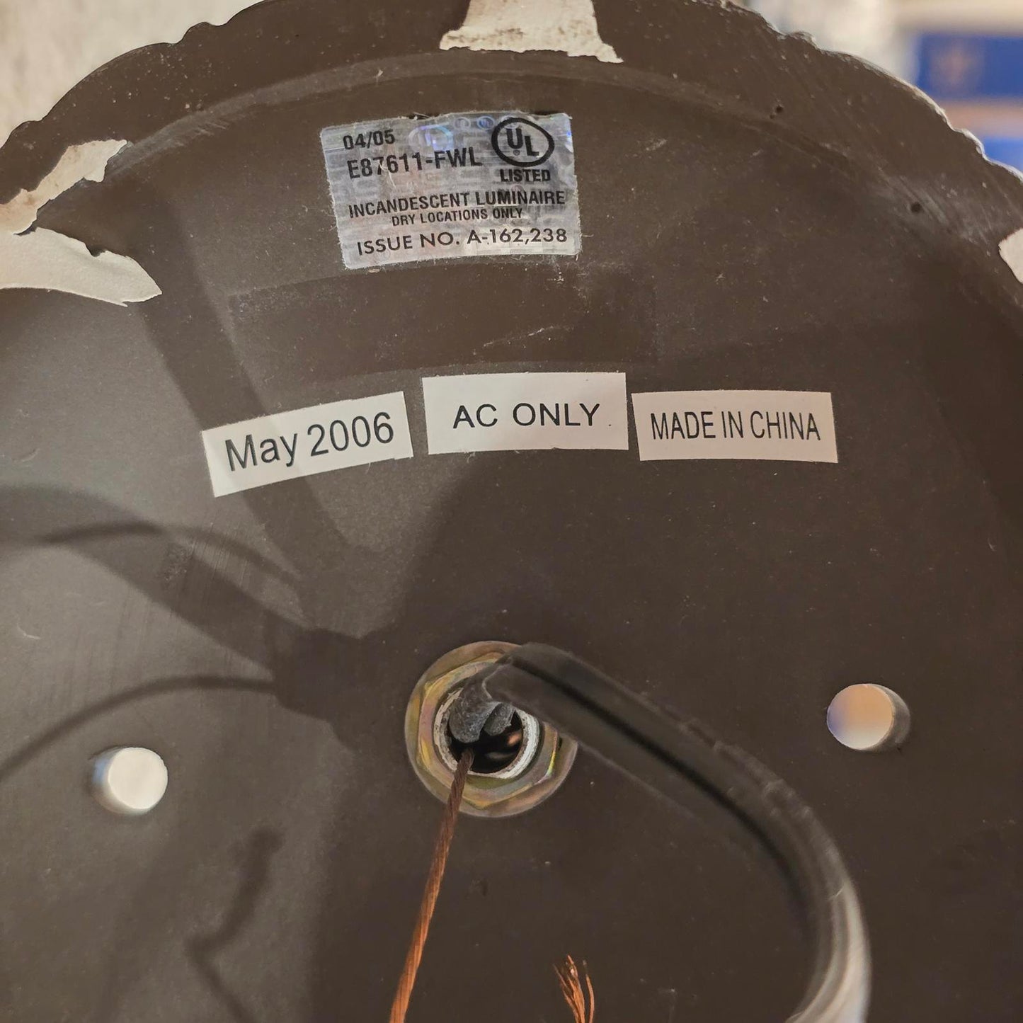 Vintage/Antique Style French Pendant Ceiling Light Fixture