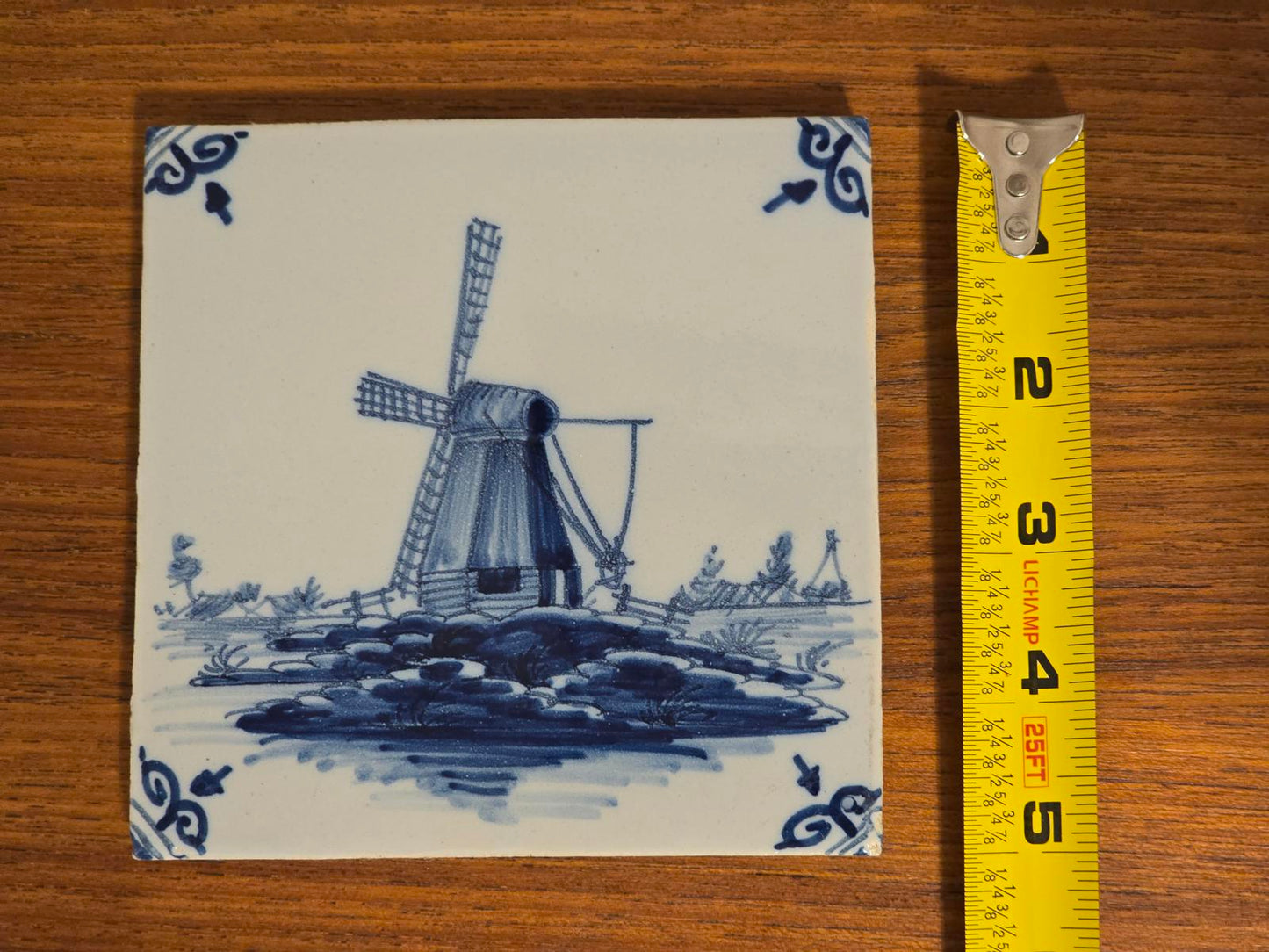 Vintage Hand-Painted, Makkum Tichelaar Delft, Holland Tiles