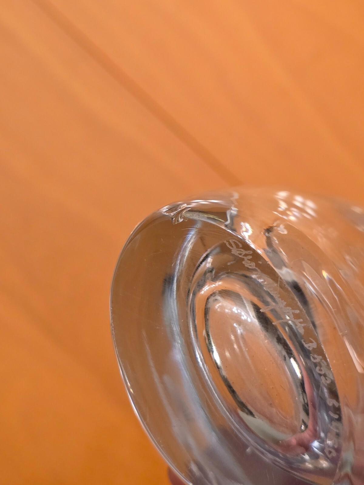 Strombergshyttan Swedish Handblown Crystal Piece