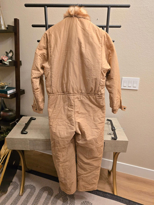 FILA One Piece Women's Vintage Taupe Ski Suit