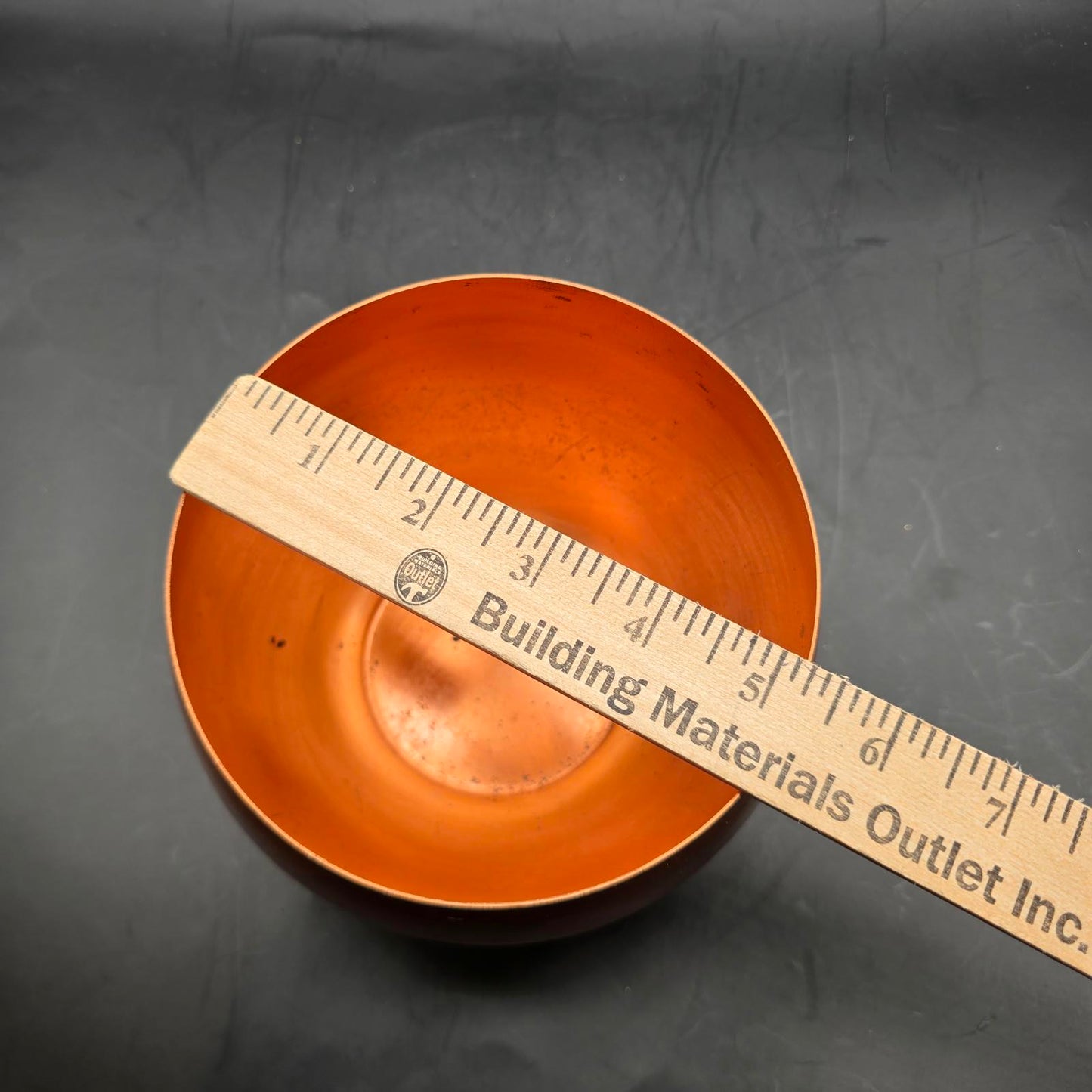 Vintage Coppercraft Guild Solid Copper Violet Bowl