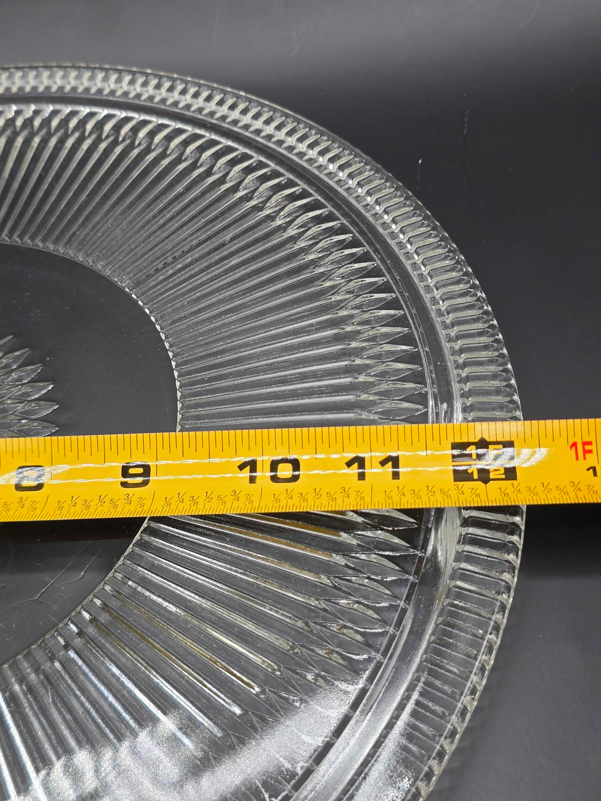 Vintage Jeanette Glass Company Anniversary 12.5" Serving Platter