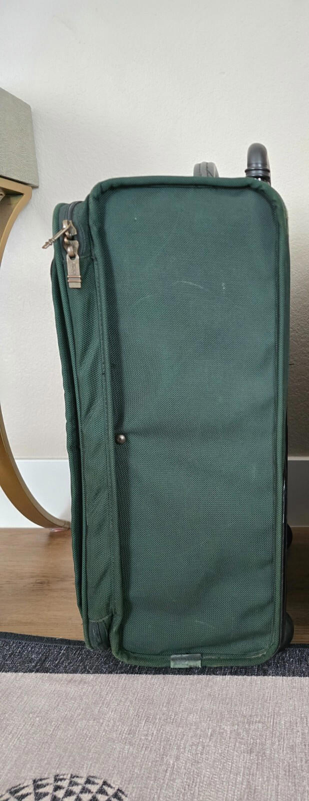 Tumi- Vintage Green Ballistic Nylon 22" Carry-On Suitcase