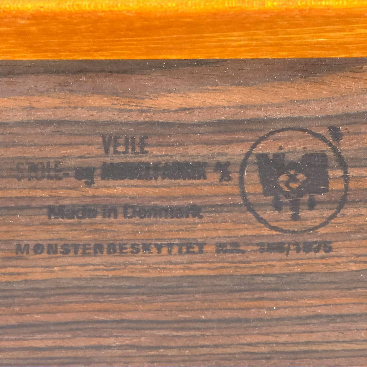 Vintage Vejle Stole Danish Teak Side End Tables Pair Mid Century Modern
