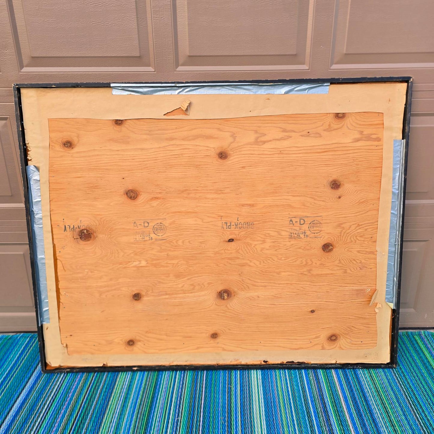 Jumbo Framed Canvas with Solid Wood Backing