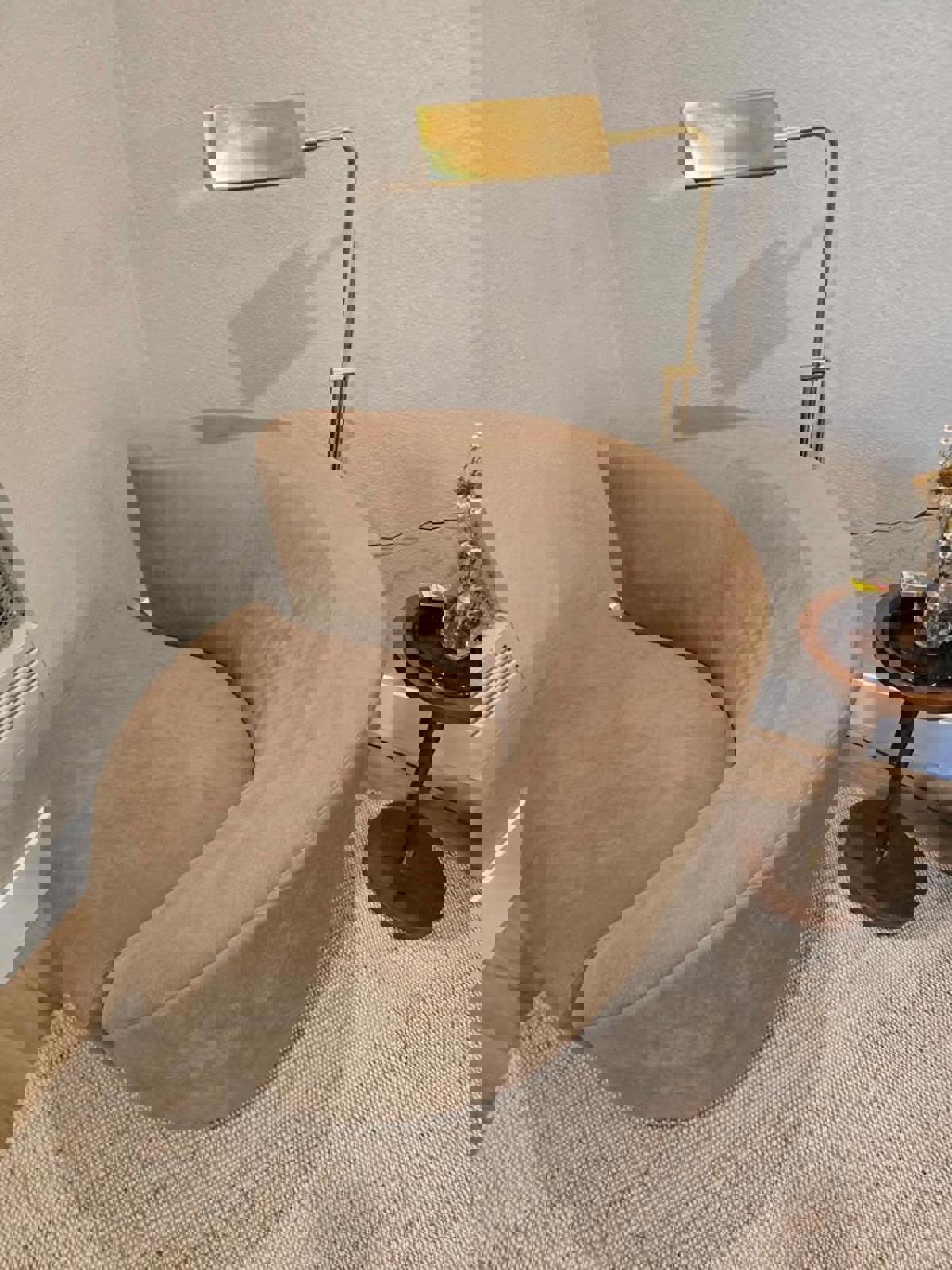 Custom Corkscrew Swivel Chair