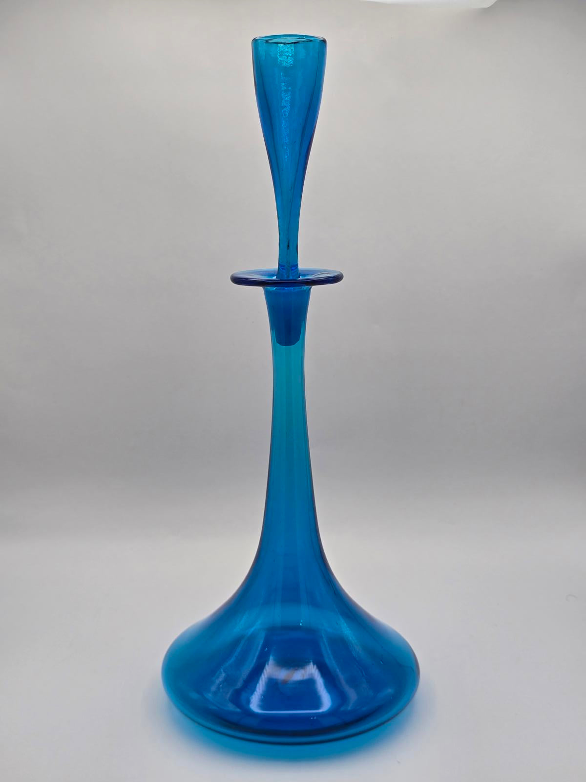 Rare Find! Vintage, Wayne Husted for Blenko "Shot Glass" Decanter