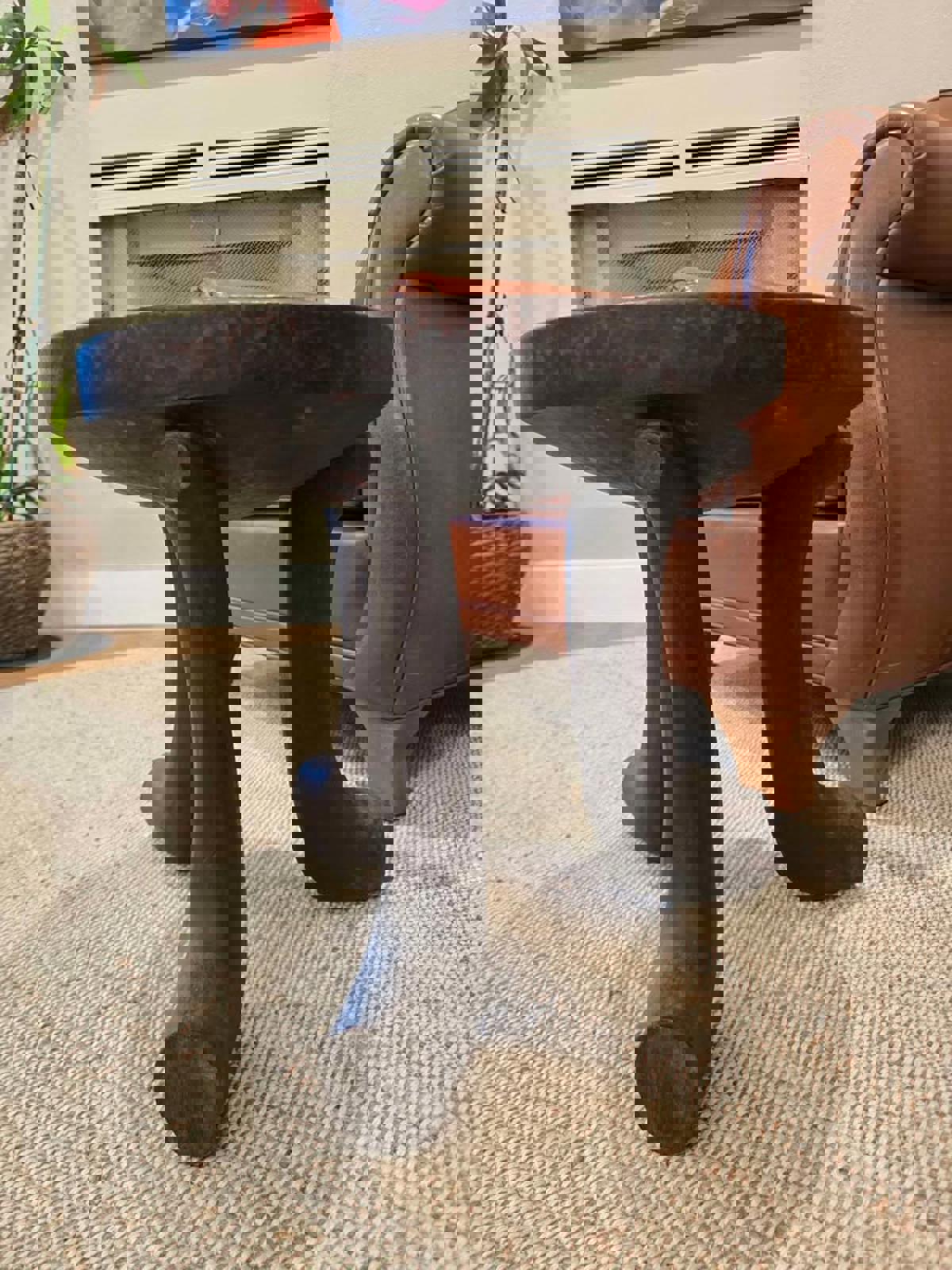 Antique Ethiopian Three-Legged Stool