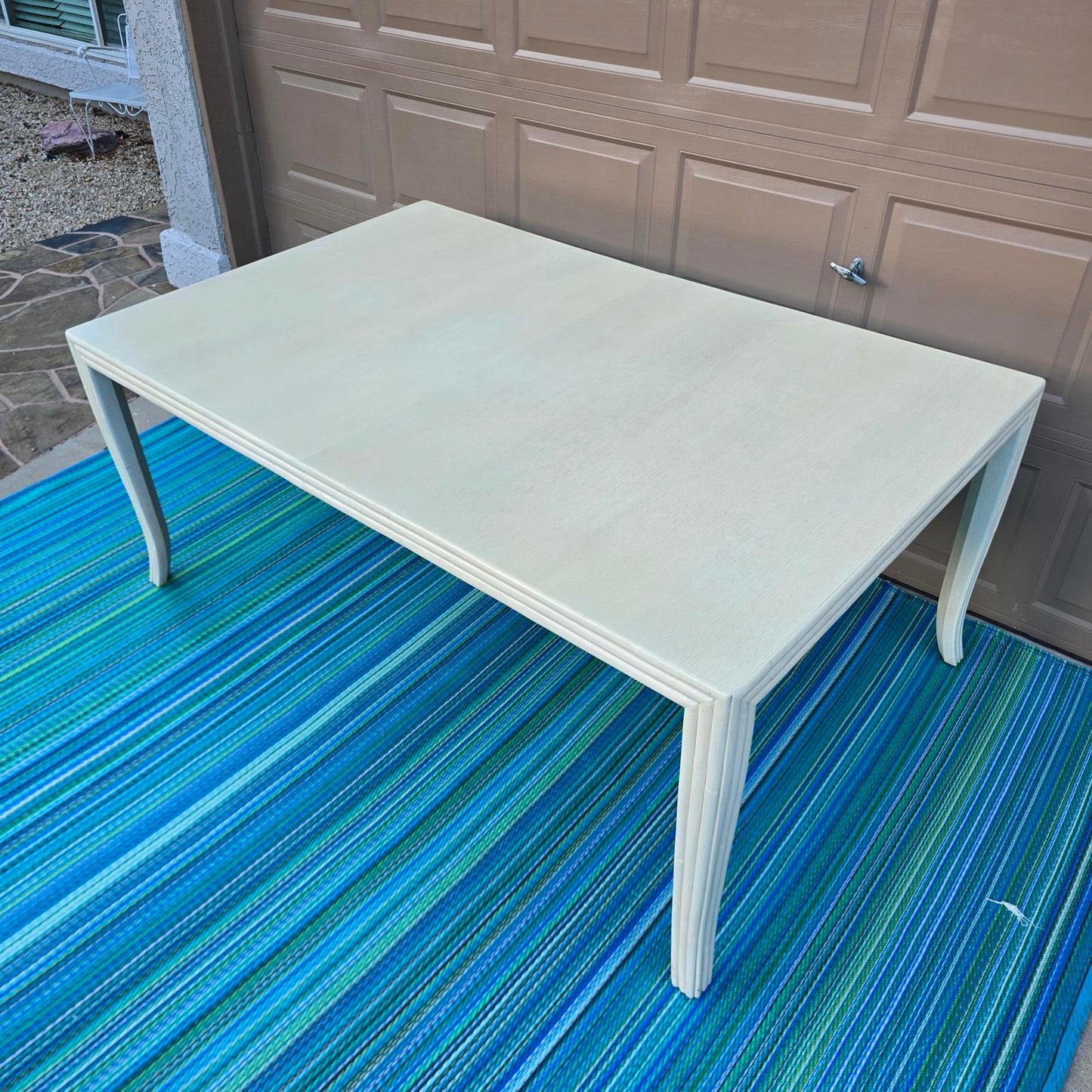 Vintage McGuire Furniture Wood Dining Table