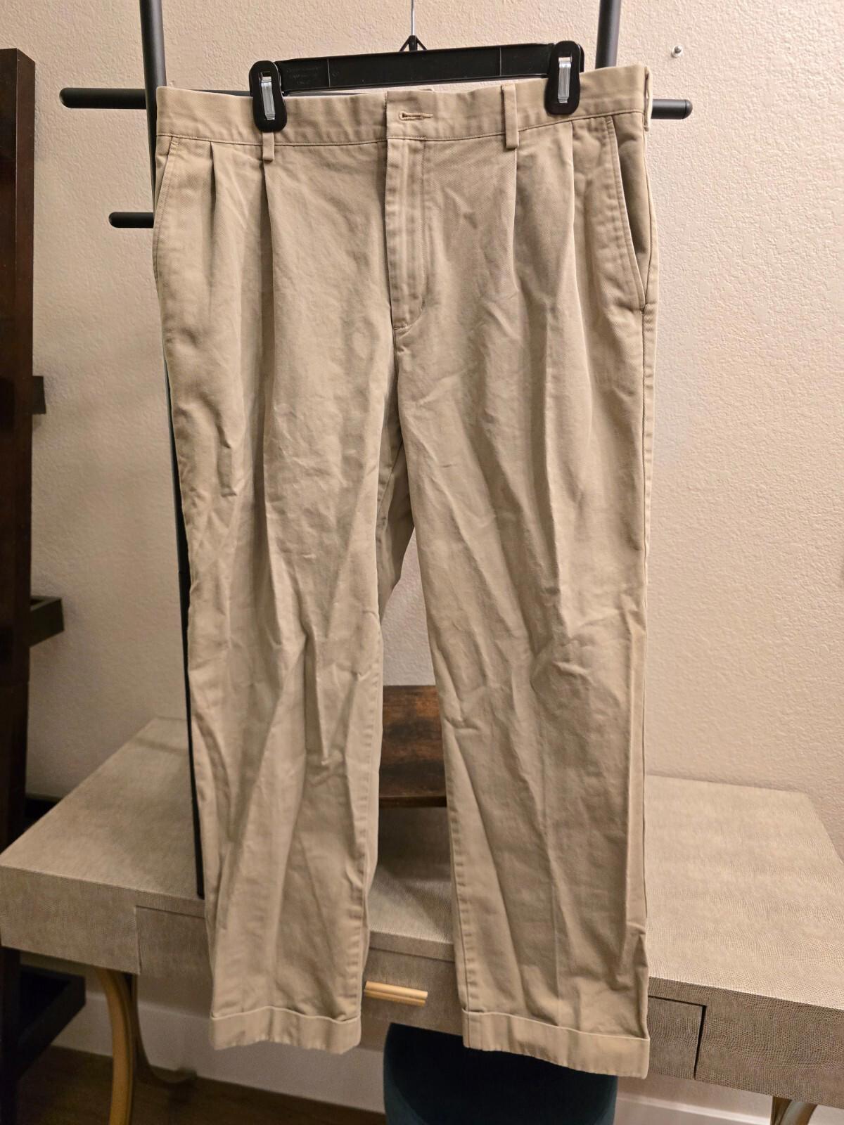 Land's End Men's Pants Khaki - 34