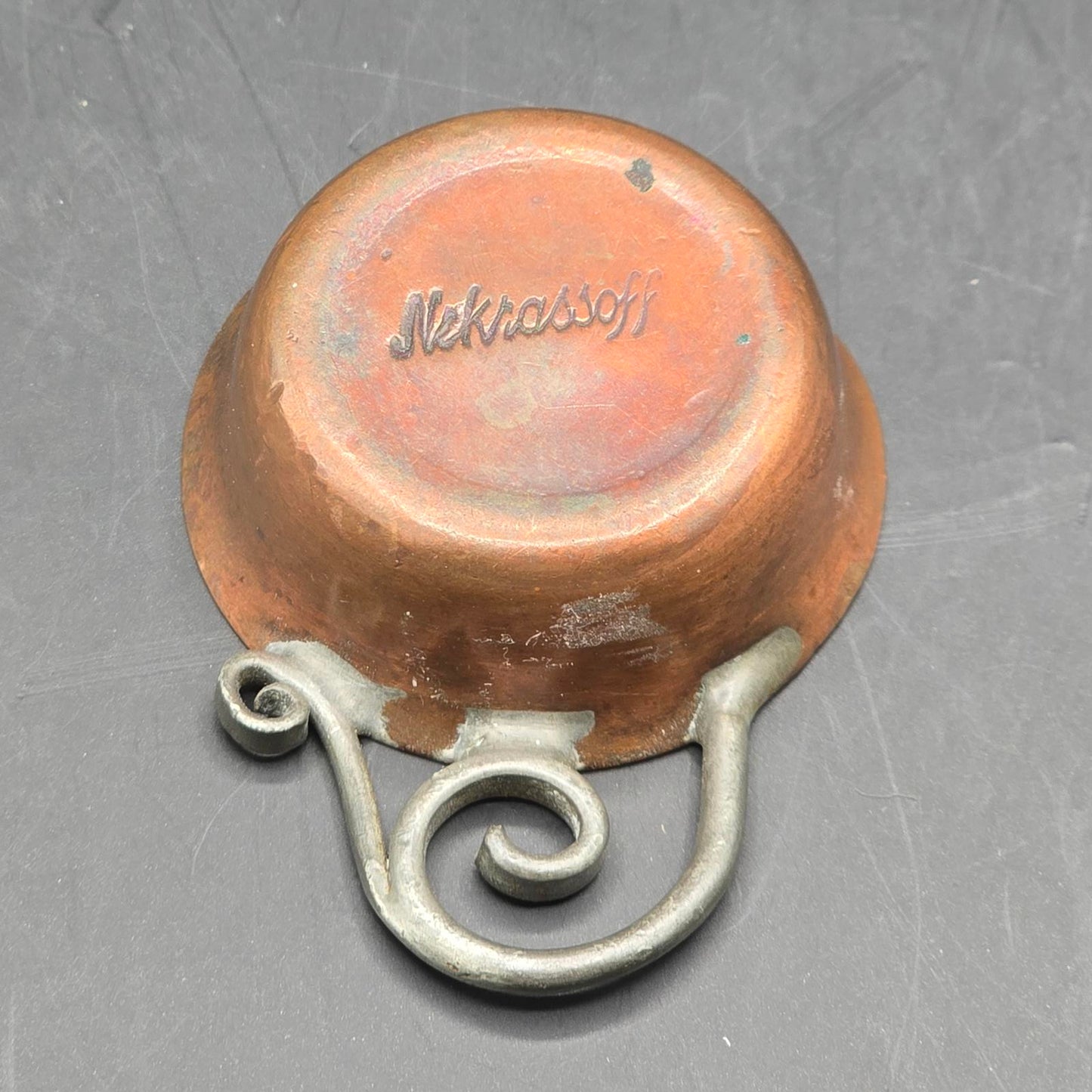 Vintage Nekrassoff Copper and Enamel Dish