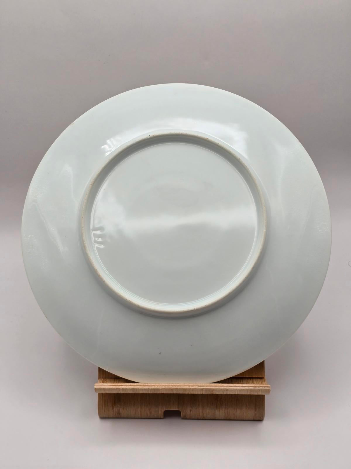 Vintage Hand-Painted Floral Plate