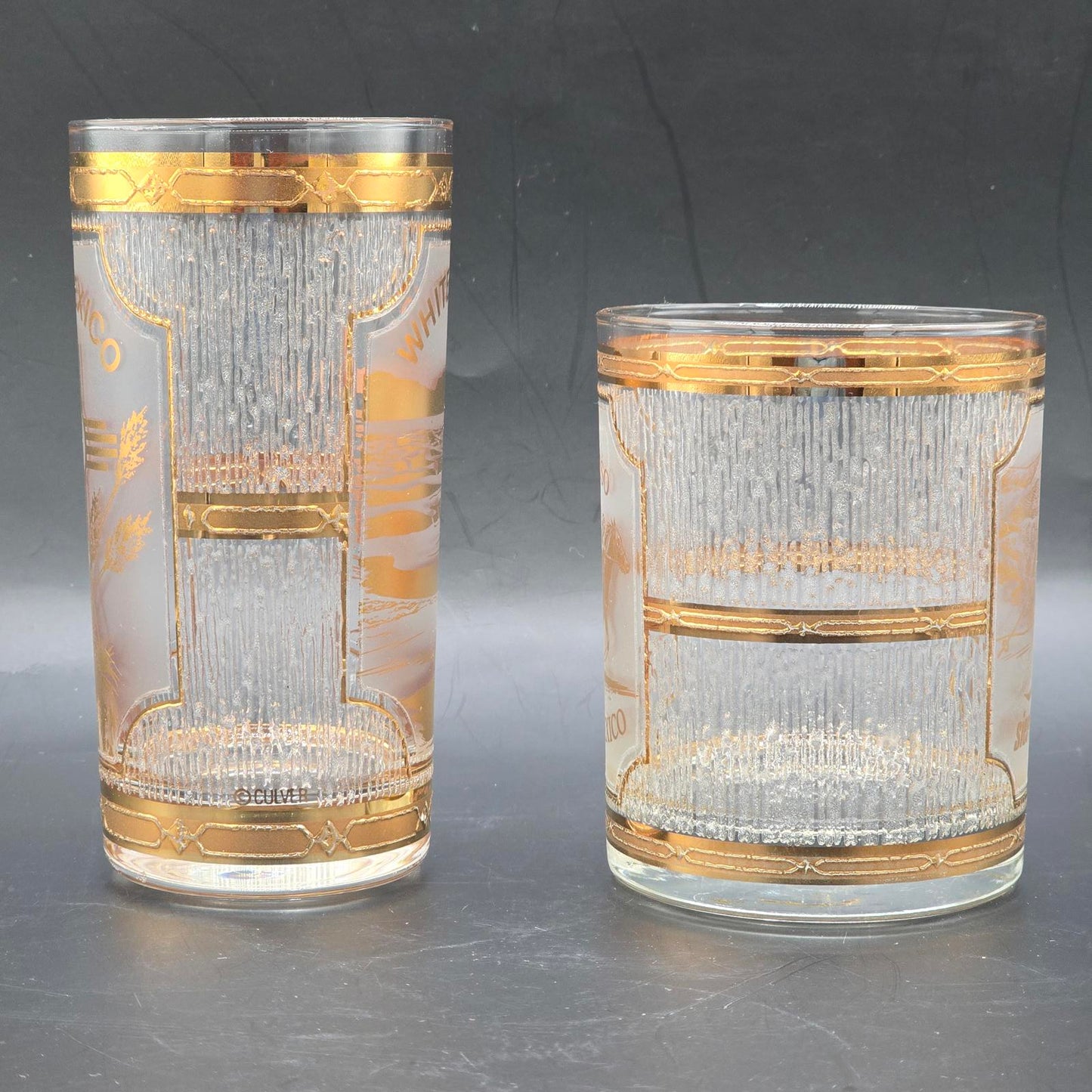 Vintage MCM Culver Ltd. New Mexico Glasses
