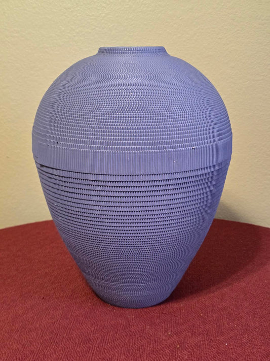 Vintage Flute of Chicago Corrugated Cardboard Vase - 17" T