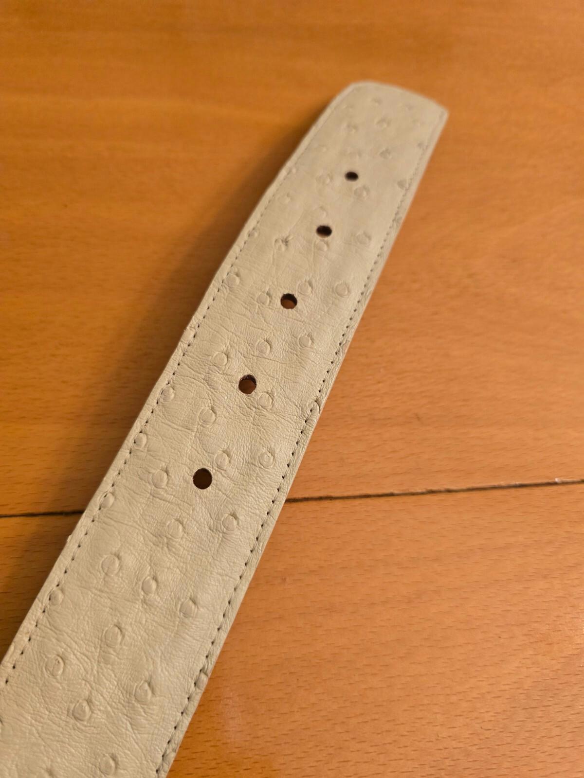 Nogales Belt Company Genuine Ostrich Belt - Size 28