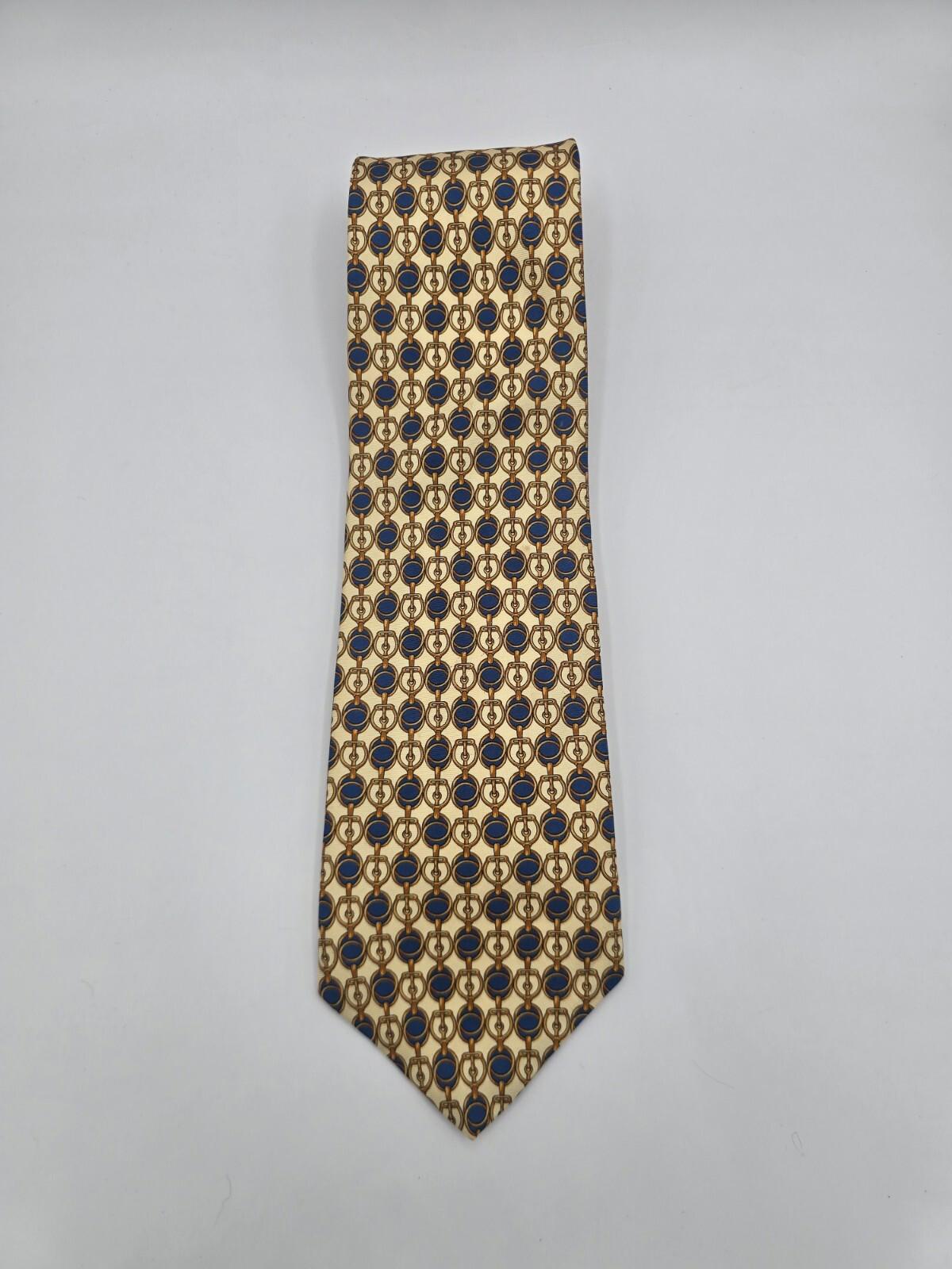 Lord & Taylor by Brookville Tie - Yellow/Blue