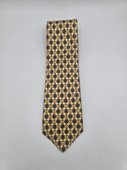 Lord & Taylor by Brookville Tie - Yellow/Blue