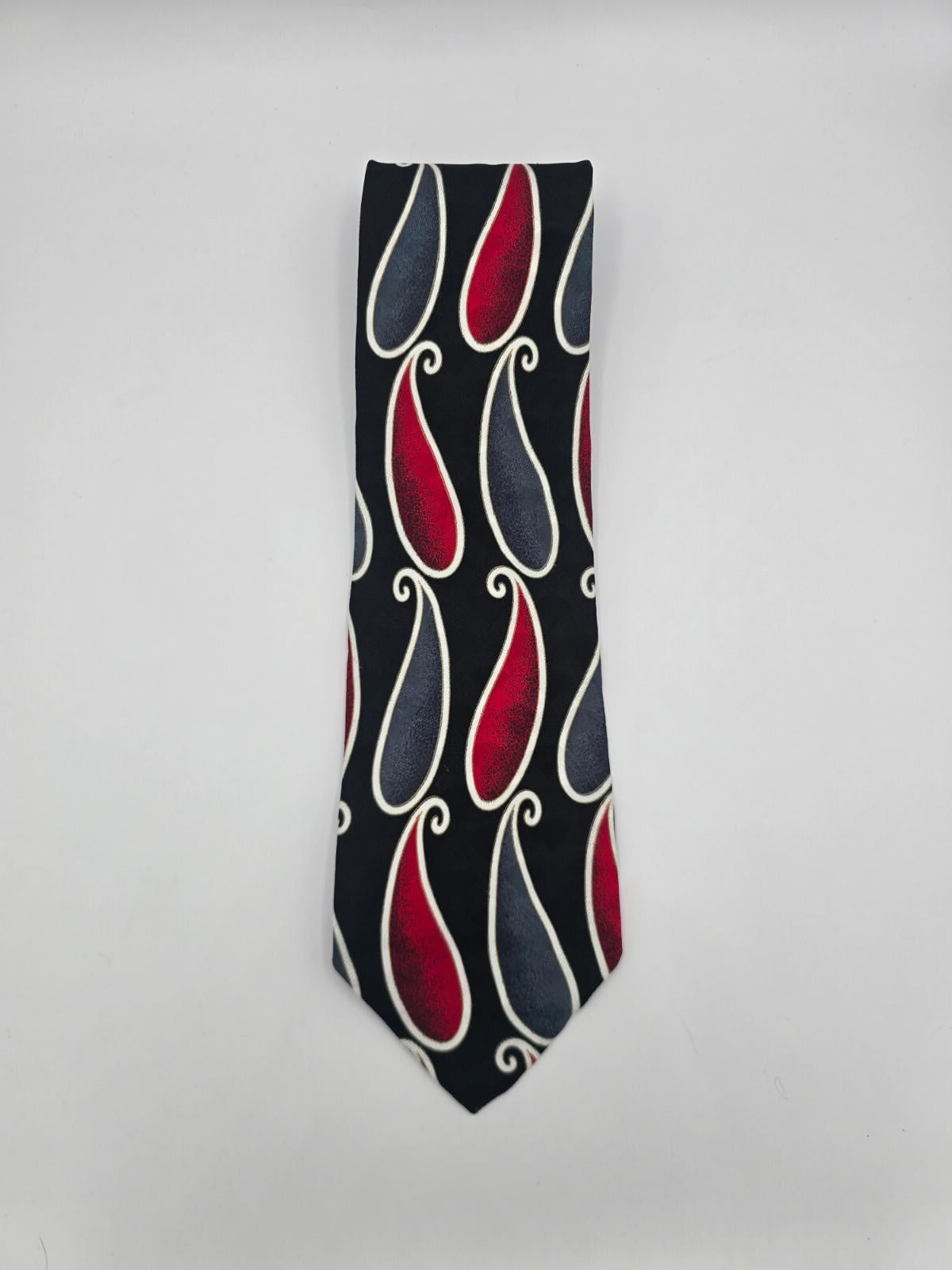 Men's Tie - Red/Black/Grey