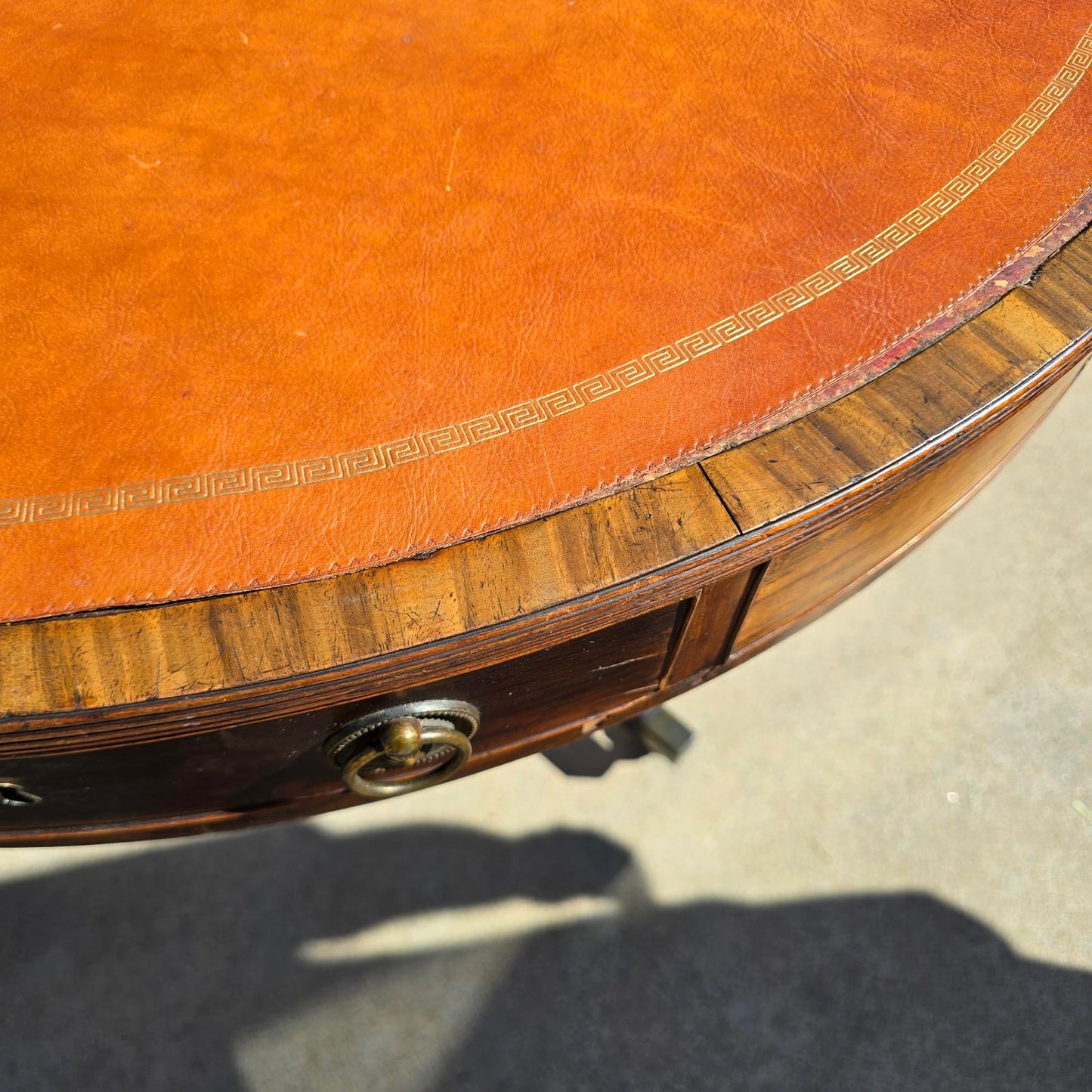 Antique Georgian Style Drum Table