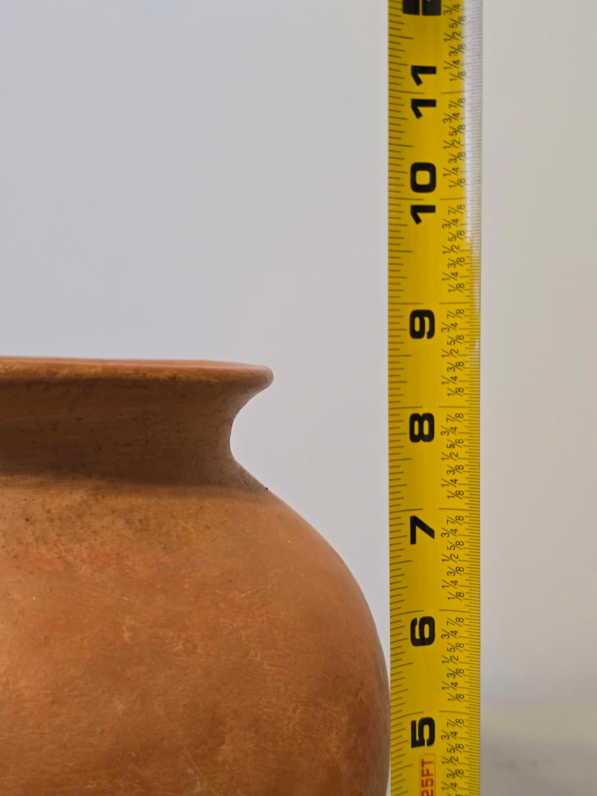 Vintage Mexican Handcrafted, Pit-Fired Olla or Pot
