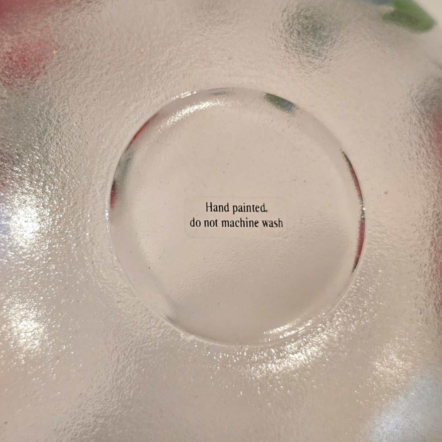 Kosta-Boda Hand-Painted Large Floating Hearts Bowl- Priced Individually, 2 Avail