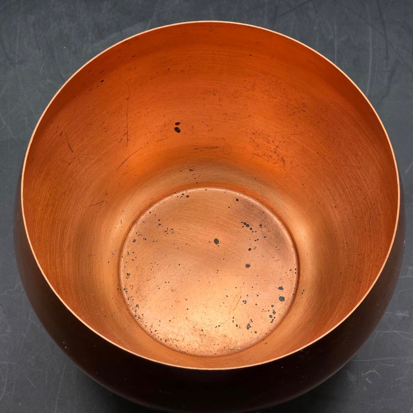 Vintage Coppercraft Guild Solid Copper Violet Bowl