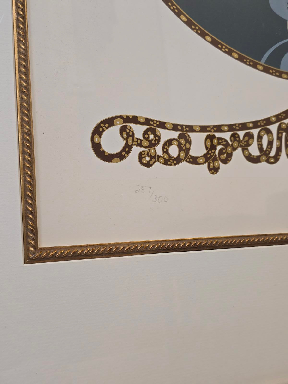 ERTÉ "The First Dress" Hand-signed Serigraph