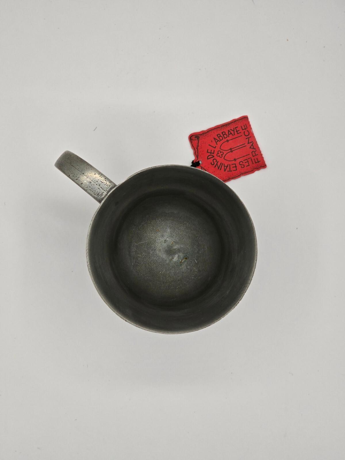 Solid French Pewter Pitcher