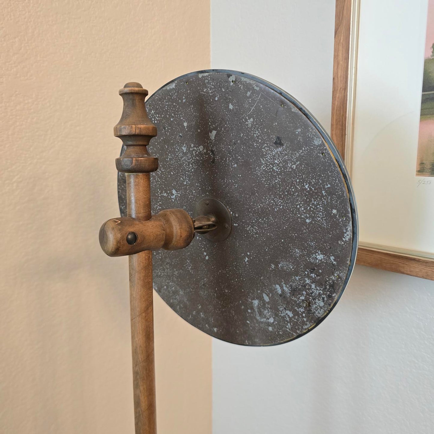 Antique Victorian Shaving Mirror 55"