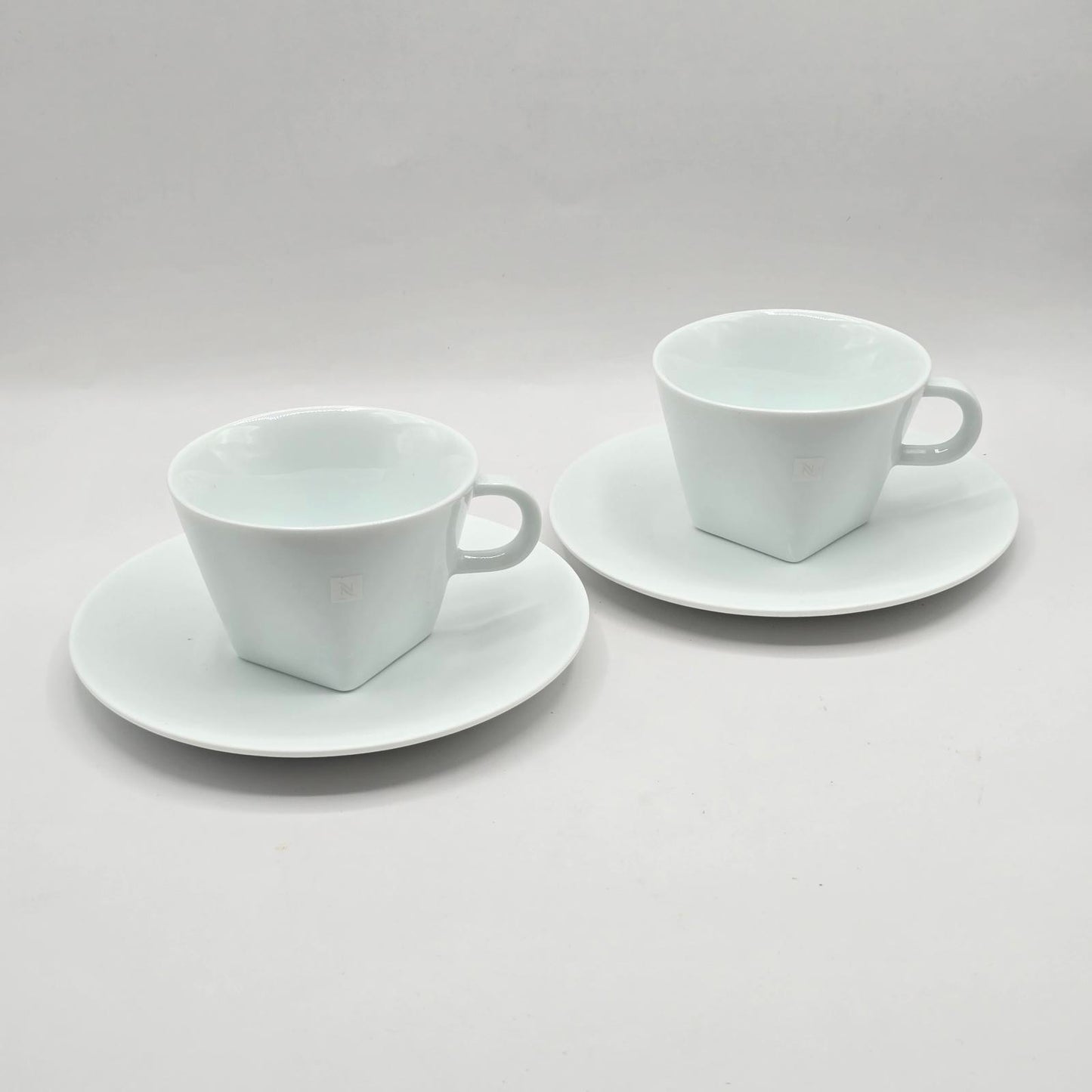 Nespresso "Pure Collection" Cappuccino Cups and Saucers