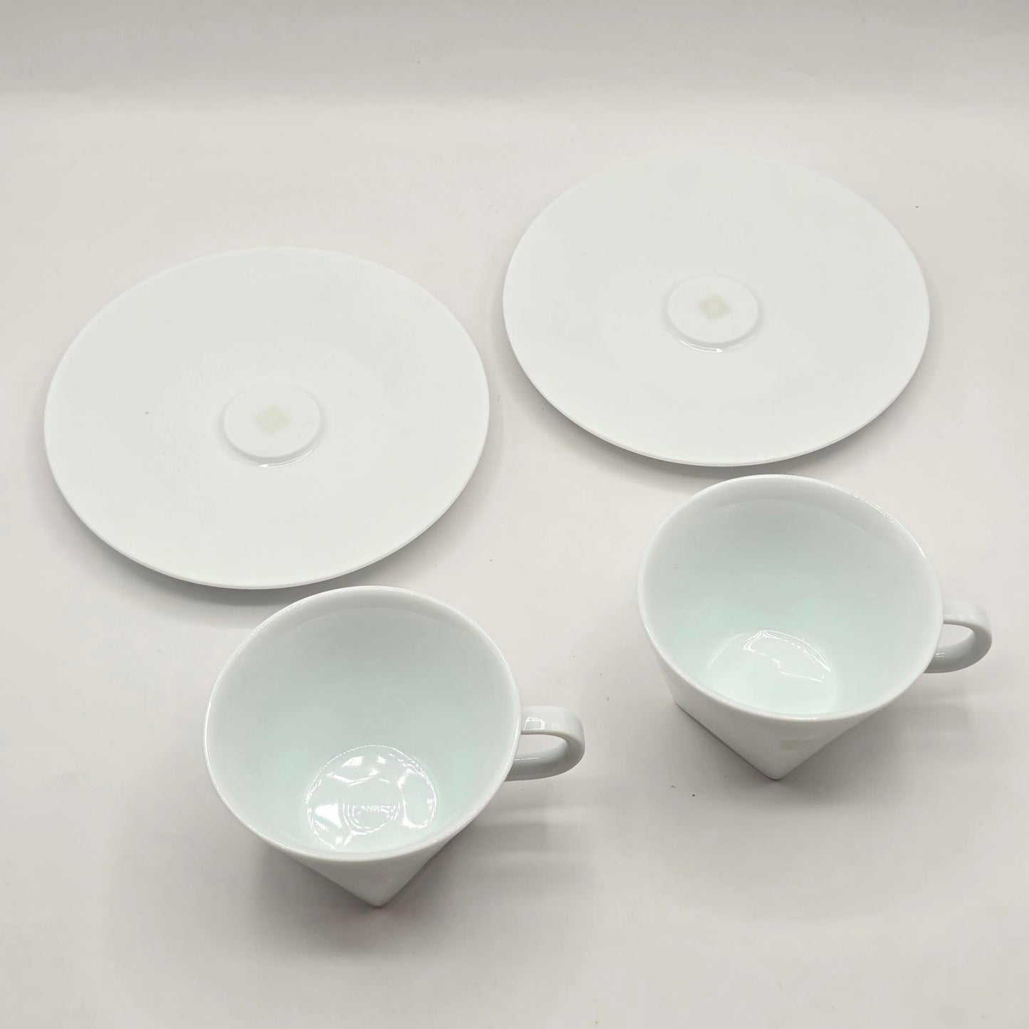 Nespresso "Pure Collection" Cappuccino Cups and Saucers
