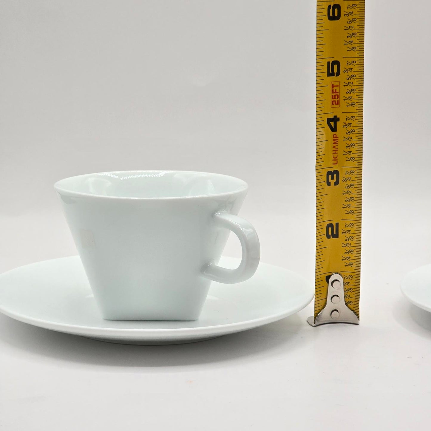 Nespresso "Pure Collection" Cappuccino Cups and Saucers