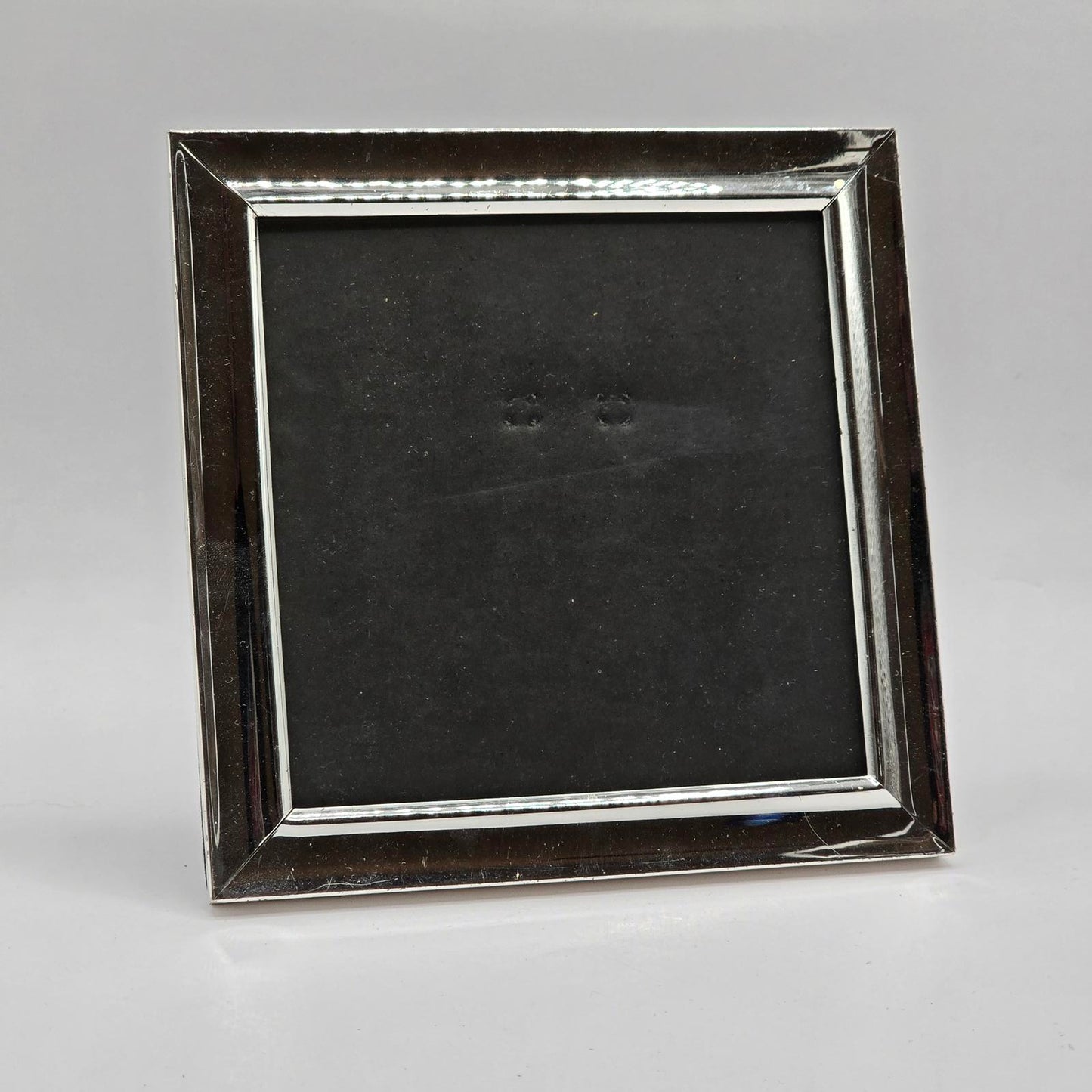 Silver-Finish Square Frame 4.5 x 4.5