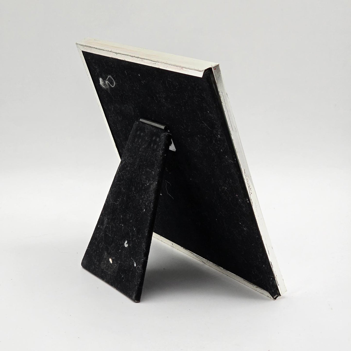 Silver-Finish Square Frame 4.5 x 4.5