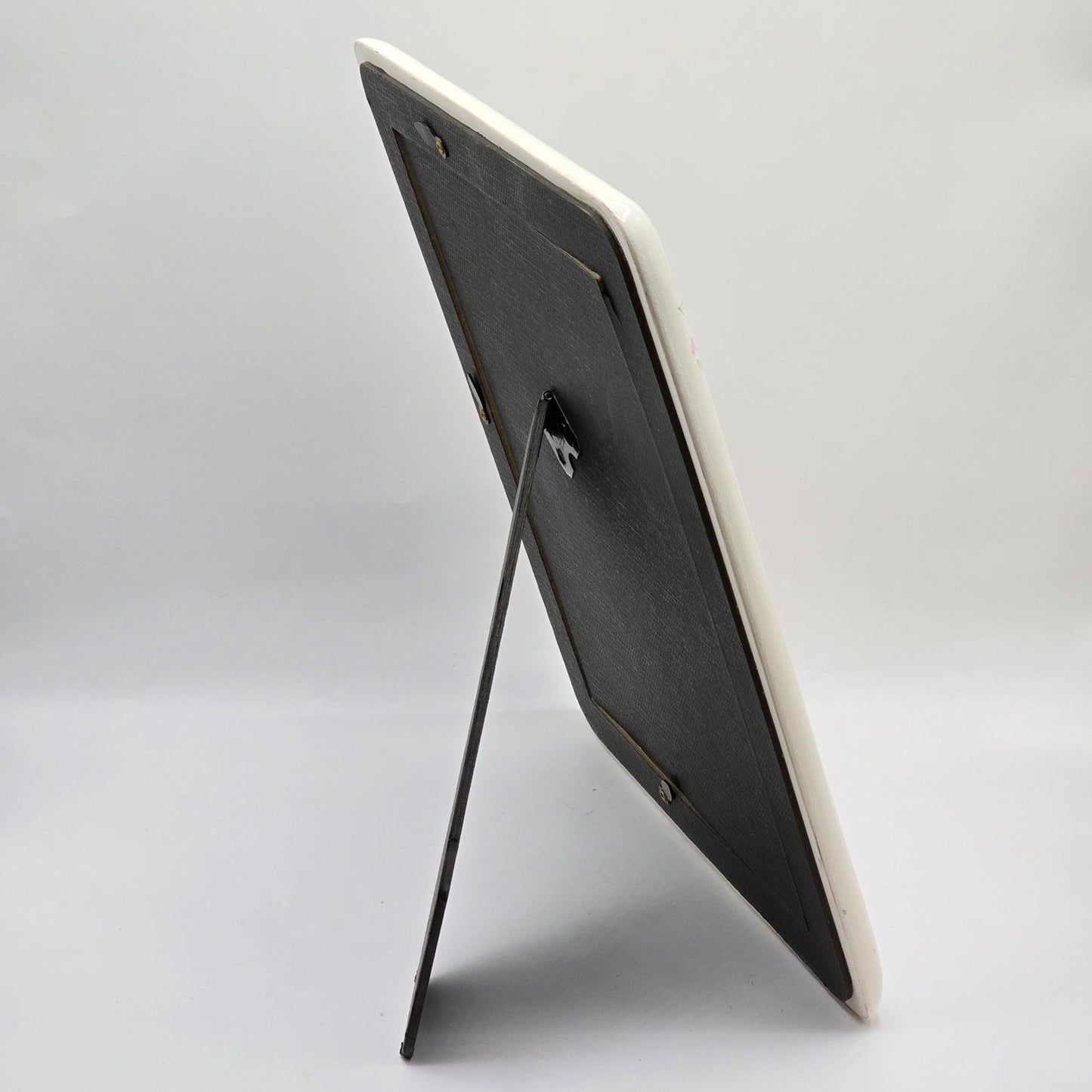 White Floral Ceramic Frame 7.5x9.5