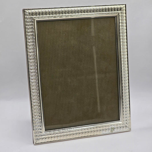 Silver-Finish Frame with Decorative Trim 7x9.25