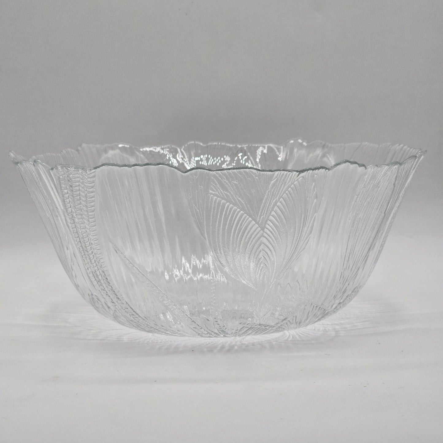 Arcoroc Canterbury Crocus Clear Glass Large Serving Bowl