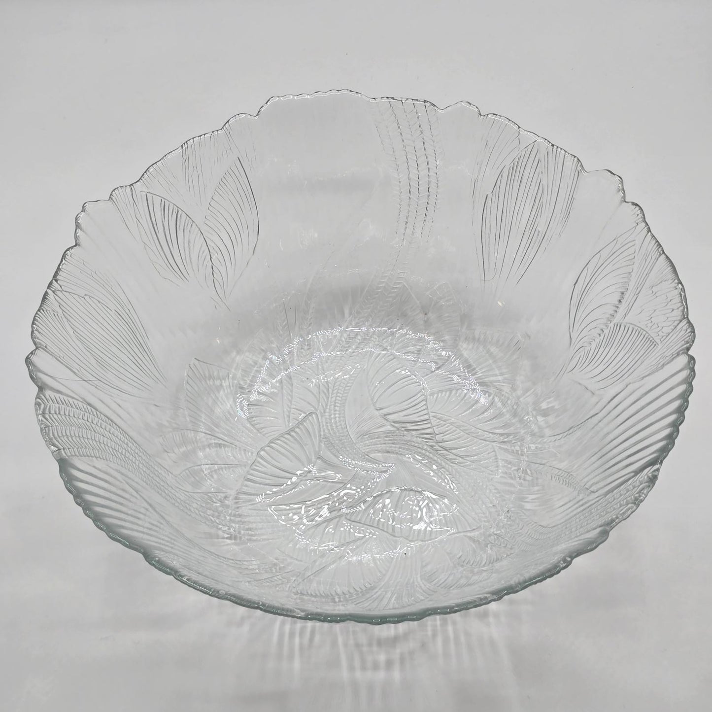 Arcoroc Canterbury Crocus Clear Glass Large Serving Bowl