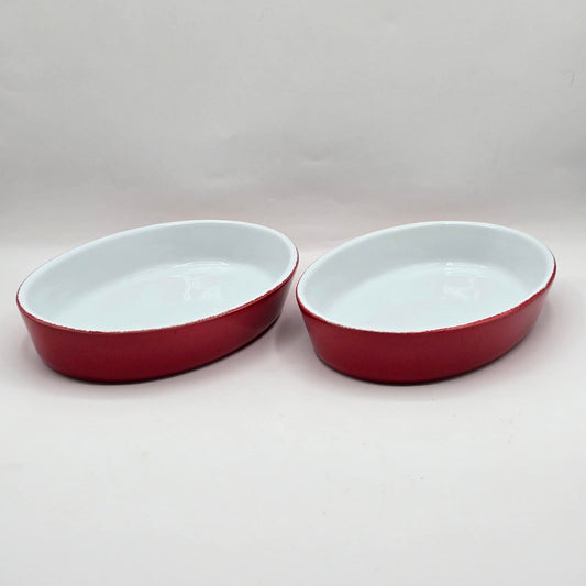 Emile Henry Red Oval Gratin/Baking Dishes