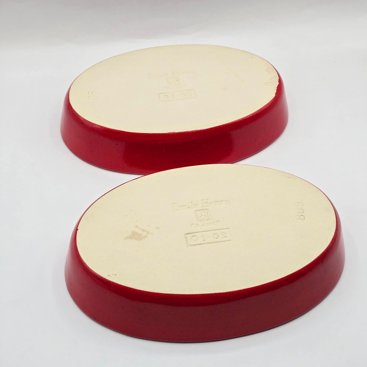Emile Henry Red Oval Gratin/Baking Dishes